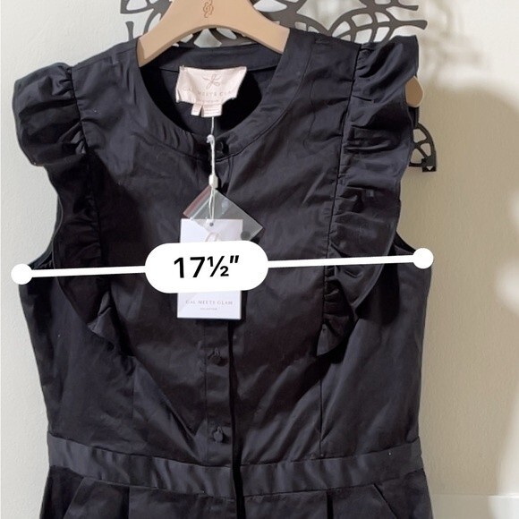 Gal Meets Glam Collection Kierra Jumpsuit in Black 10 NWT - Picture 12 of 14